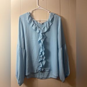 Baby blue blouse